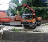 Postavljanje hidroizolacije i rekonstrukcija potpornog zida