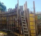 Postavljanje hidroizolacije i rekonstrukcija potpornog zida